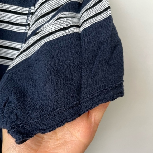 INC International Concepts Men's Shirt Medium Striped Blue - Picture 4 of 7